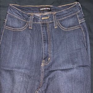 Fashionnova high waisted dark wash jeans